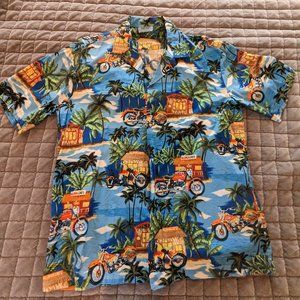 Hawaiian Motorcycle sport bike Hawaiian Camp shirt!